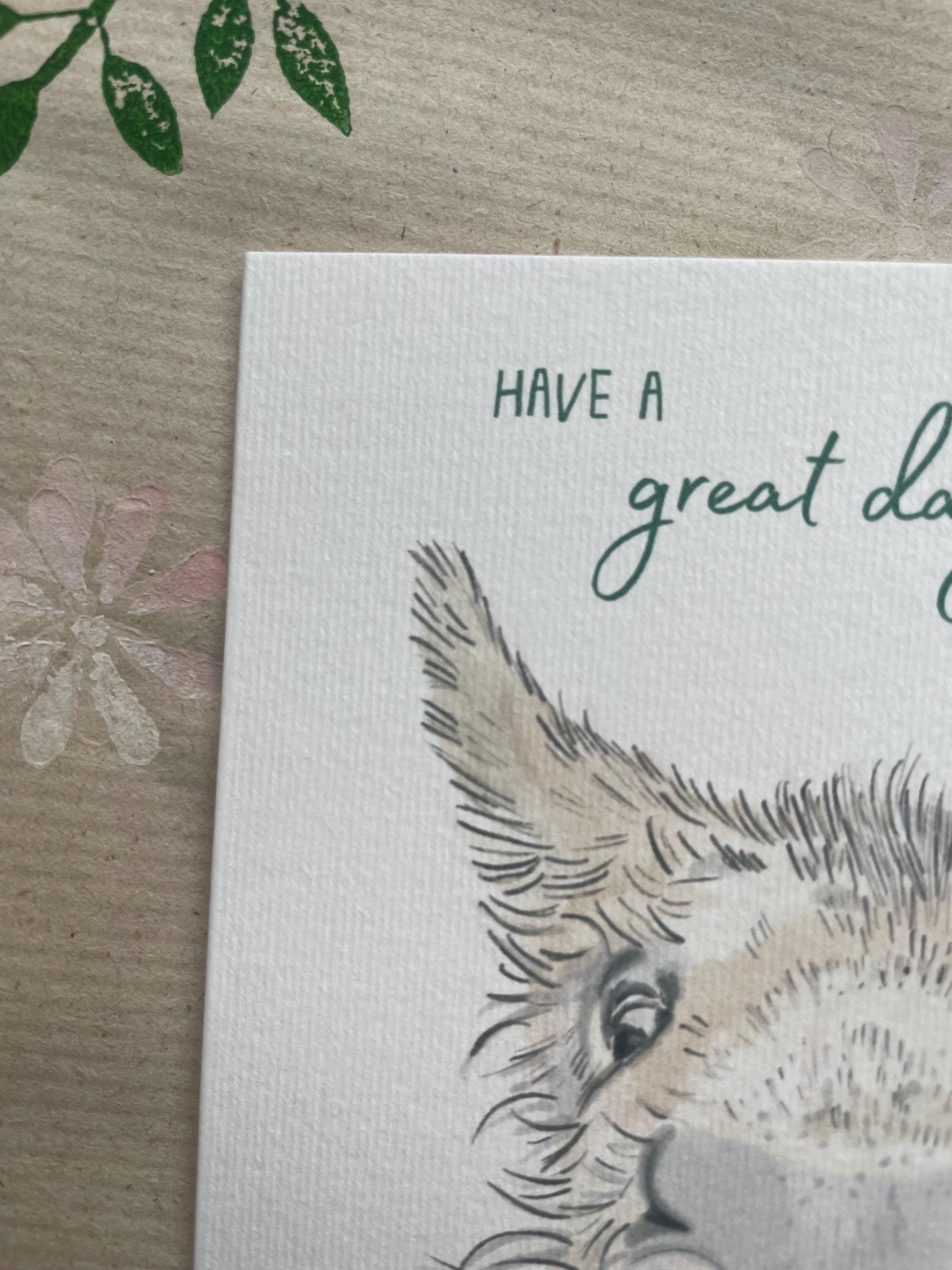 Donkey A6 Cards, pack of x3:  illustrated by hand for animal lover, special day